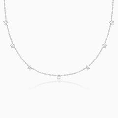 Silver Star Constellation Necklace
