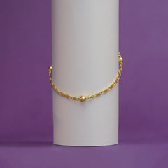 Minimal Bead Anklet