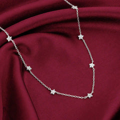 Silver Star Constellation Necklace
