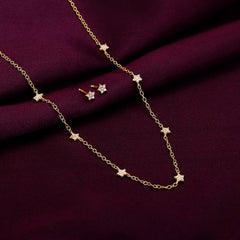 Golden Star Constellation Pendant Set