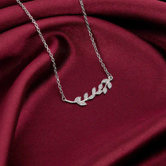Silver Leaf Necklace