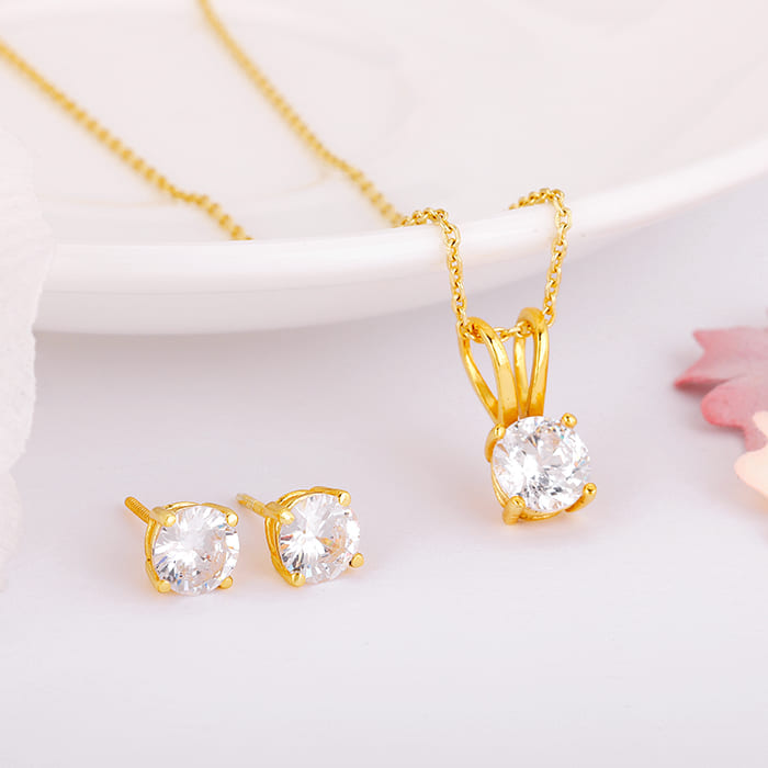 Golden Zircon Set